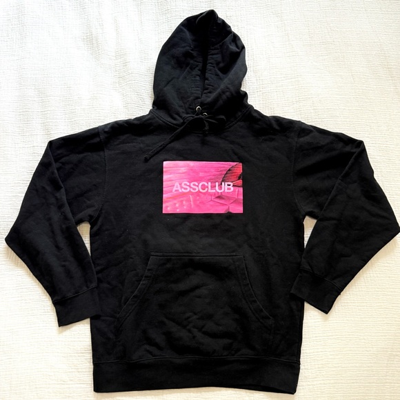 Anti Social Social Club | SS19 Glitter Hoodie | Black/Pink | Size M | NWOT - Picture 2 of 5